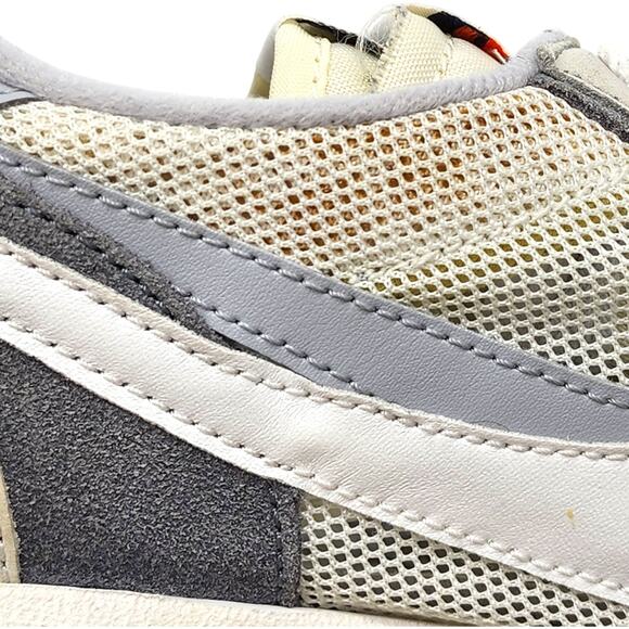 Nike LDWaffle Sacai Summit BV0073-100 Mesh Suede White Wolf Grey 10 - Preowned - Picture 7 of 11